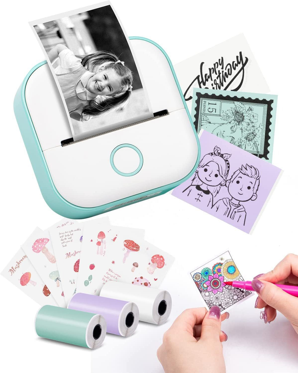 Inkless Portable Printer