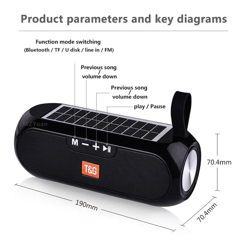 Solar Bluetooth Speaker